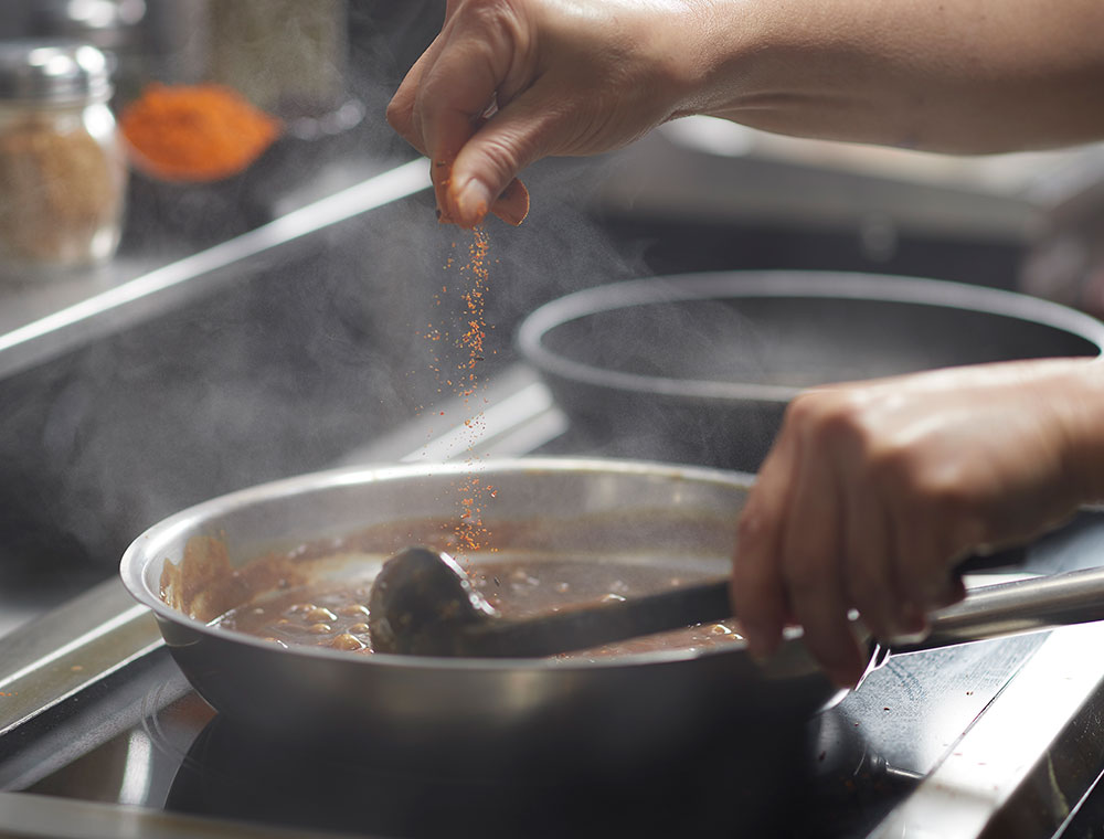 Chef at the Halal Japanese Restaurant
